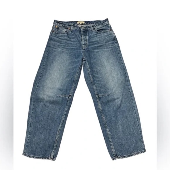 MADEWELL The Darted Barrel-Leg Jean size 29 Dobbins WashRigid - Picture 8 of 9